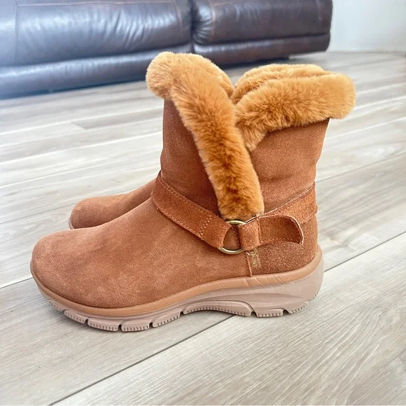 Skechers Slip-Ins Easy Going Dreamers Move Boots Women’s 8 Chestnut Relaxed Fit - Picture 2 of 15